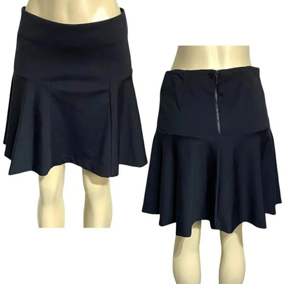ELLE 8 black skater skirt with back zipper‎ - Picture 1 of 6